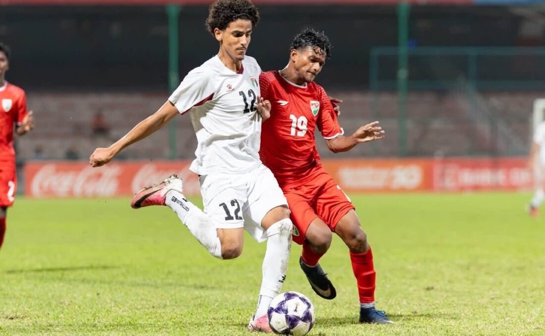 Maldives U17 Fall 5–0 to Palestine in National Stadium Friendly